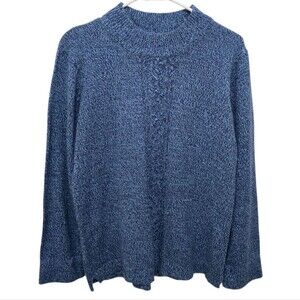 Sara Morgan Vintage Marled Cable Knit Sweater L